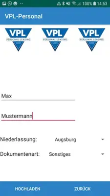 VPL-Personal android App screenshot 1
